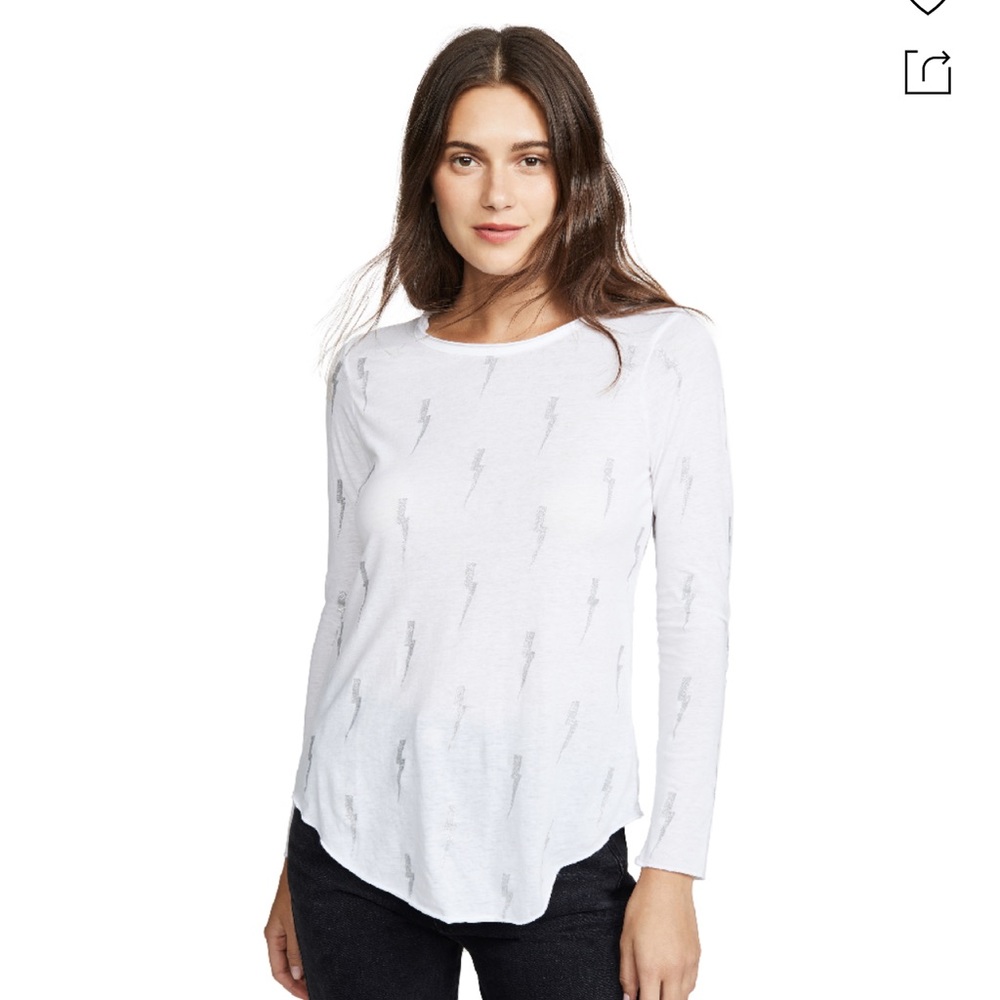 Chaser glitter lightening bolt tee